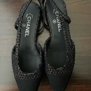 Chancel sling back flats